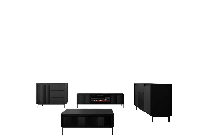 Bjurholm Møbelsett Til Stue - Hvit - Møbler - Møbelsett - Møbelsett til stue