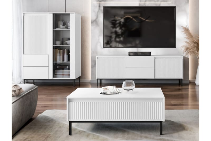 Bjurholm Møbelsett Til Stue - Hvit - Møbler - Møbelsett - Møbelsett til stue