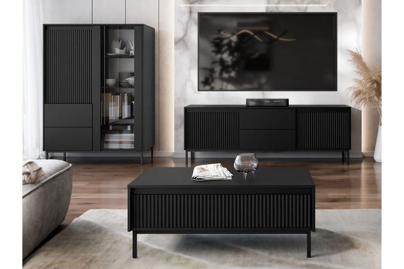 Bjurholm Møbelsett Til Stue - Svart - Møbler - Møbelsett - Møbelsett til stue