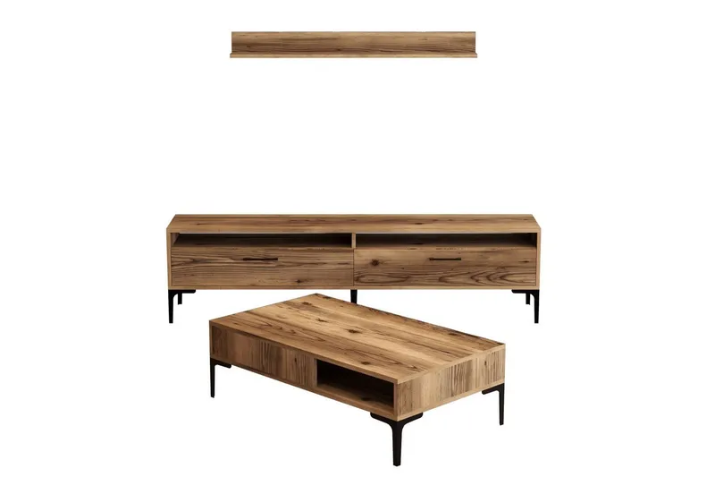 Brutorp Møbelsett for Stue - Valnøtt - Møbler - Møbelsett - Møbelsett til stue