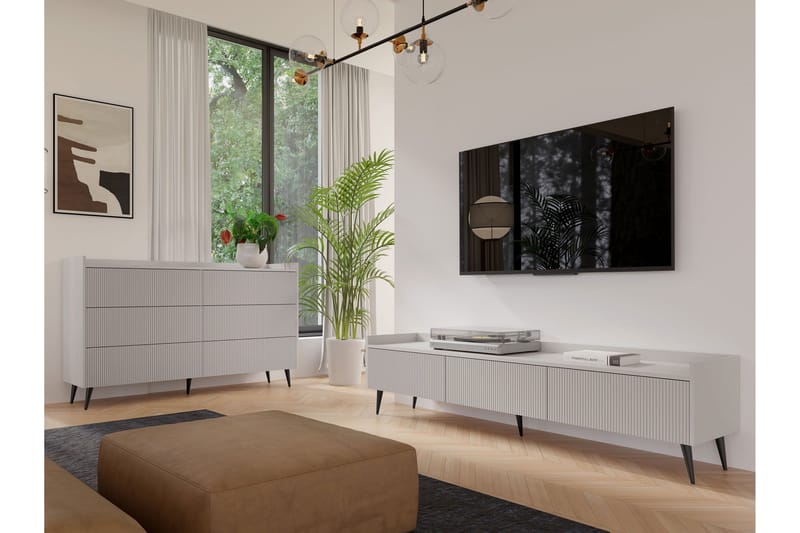 Chiku Møbelsett til Stue - Beige - Møbler - Møbelsett - Møbelsett til stue