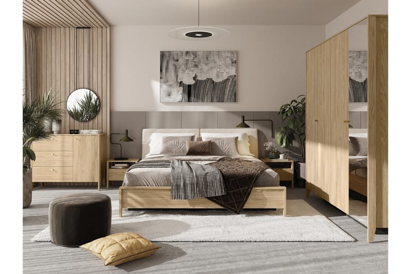 Cocorna Møbelsett For Soverom - Beige - Møbler - Møbelsett - Møbelsett til soverom