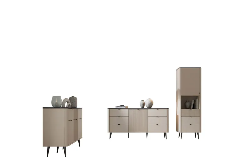 Cucina Møbelsett For Stue, Grå