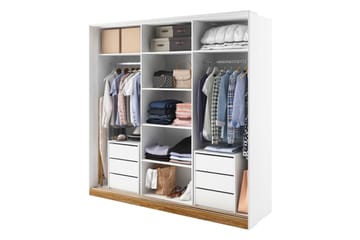 Dentrona Møbelsett For Soverom - Hvit/Beige - Møbler - Møbelsett - Møbelsett til soverom