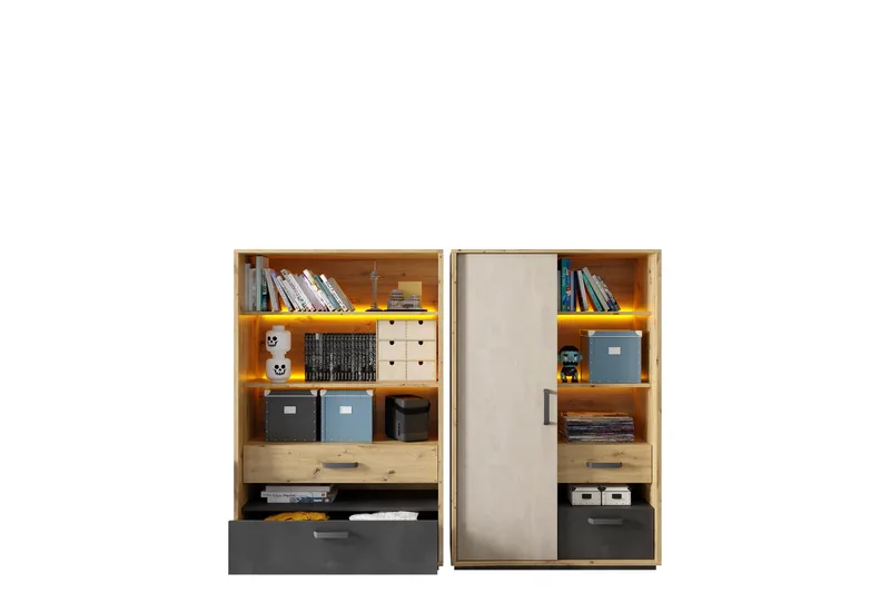 Drift Møbelsett Til Stue, Grå