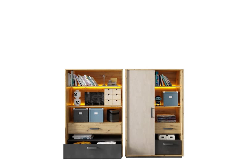 Drift Møbelsett Til Stue, Grå