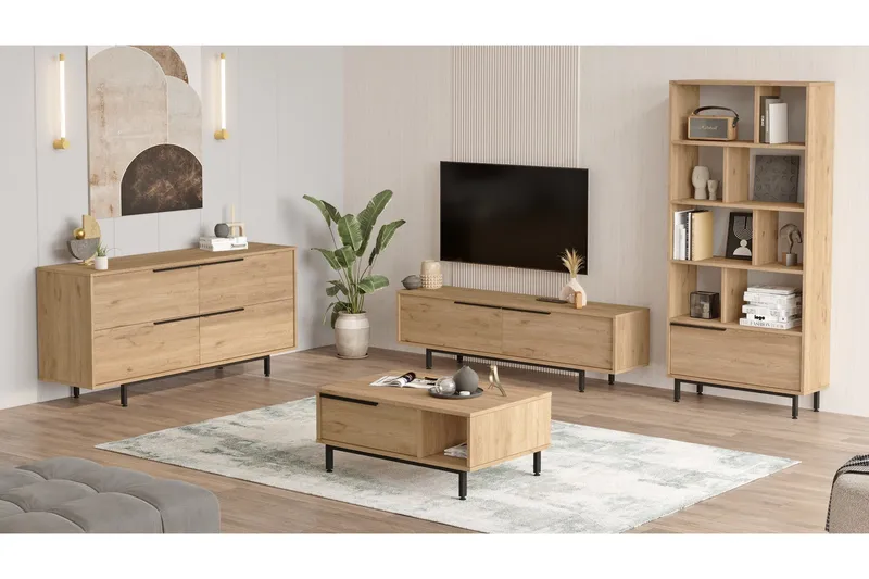 Erhan Møbelssett for Stue - Eik - Møbler - Møbelsett - Møbelsett til stue