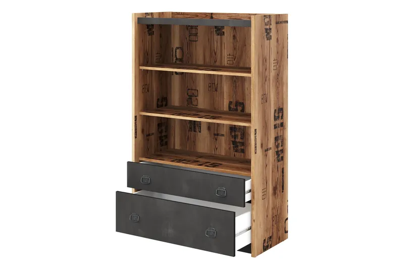 Evorana Møbelsett For Soverom - Brun/Mørk Grå - Møbler - Møbelsett - Møbelsett til soverom