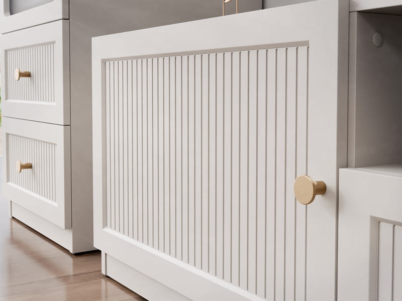 Fayric Møbelsett for stue - Beige - Møbler - Møbelsett - Møbelsett til stue