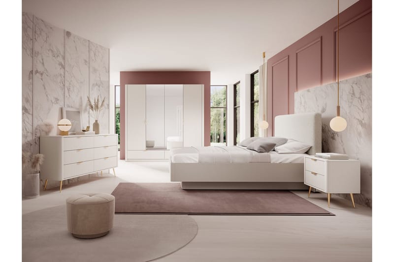 Forba Møbelsett til Soverom - Beige - Møbler - Møbelsett - Møbelsett til soverom