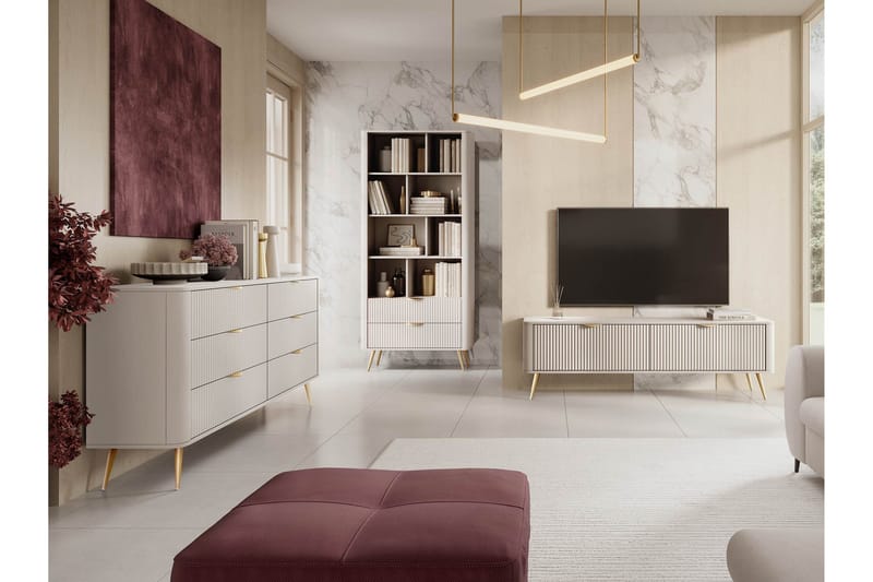 Forba Møbelsett til Stue - Beige - Møbler - Møbelsett - Møbelsett til stue