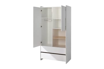 Garderobe med seng nattbord Kiddy - Møbler - Møbelsett - Møbelsett til soverom