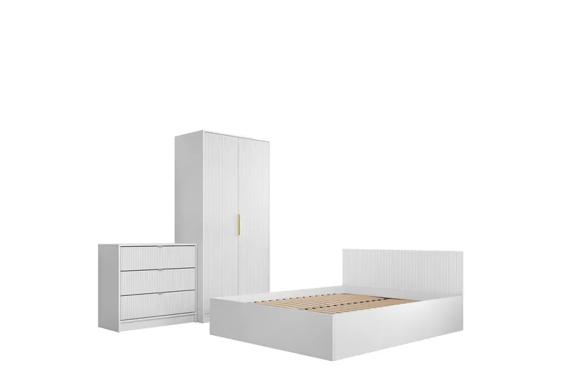 Gudelia Møbelsett For Soverom, Hvit