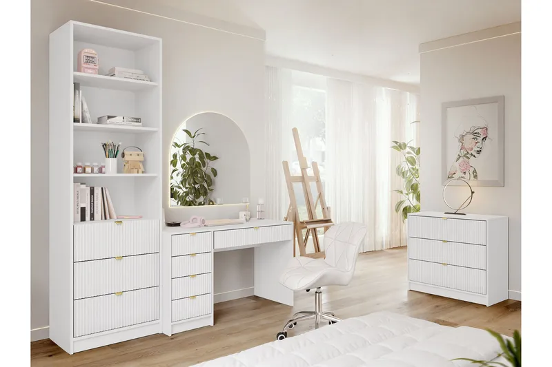 Gudelia Møbelsett Til Stue - Hvit - Møbler - Møbelsett - Møbelsett til stue