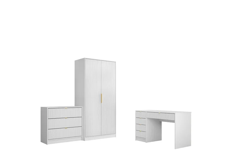 Gudelia Møbelsett Til Stue, Hvit