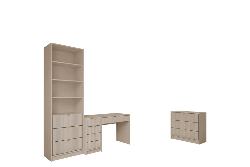 Gudelia Møbelsett Til Stue, Svart