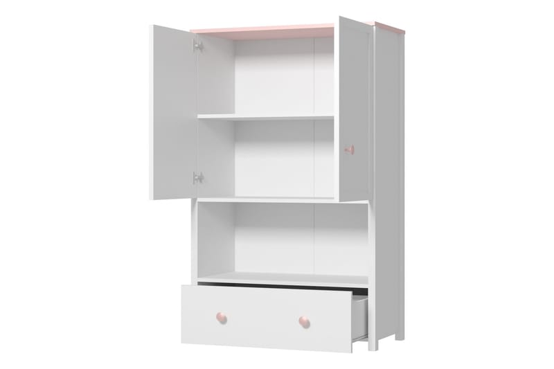 Hilts Soveromsmøbelsett - Hvit/Rosa - Møbler - Møbelsett - Møbelsett til soverom