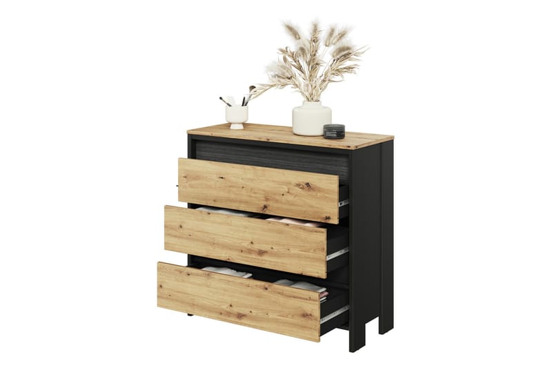 Huddinge Møbelsett Til Stue - Brun/Sort - Møbler - Møbelsett - Møbelsett til stue