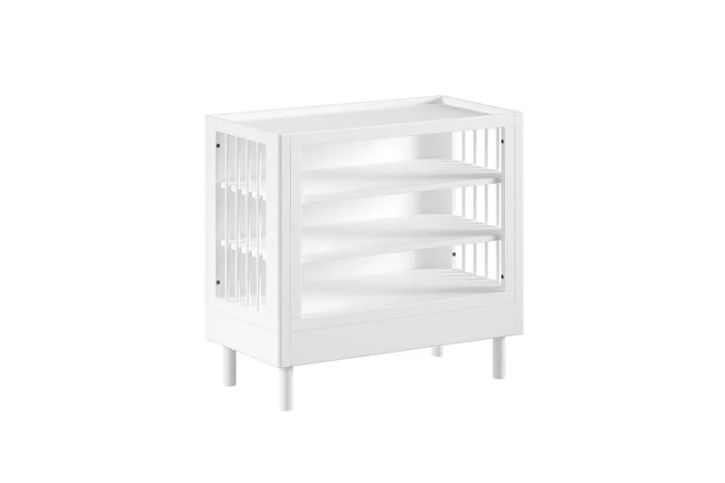 Juniorseng med stelleenhet og garderobe Forrest Hvit bøk - Hvit bøk - Møbler - Møbelsett - Møbelsett til soverom