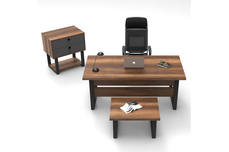 Kontormøbelsett Mono 08 Barokk / Antrasitt - Antrasitt - Møbler - Møbelsett - Møbelsett til kontor