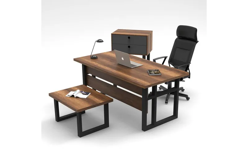 Kontormøbelsett Mono 08 Barokk / Antrasitt - Antrasitt - Møbler - Møbelsett - Møbelsett til kontor