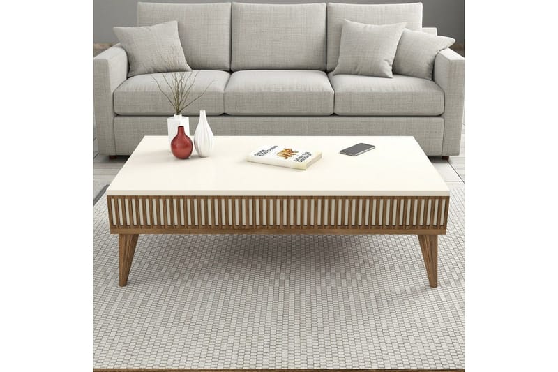 Lissione Møbelsett for Stue - Natur/Hvit - Møbler - Møbelsett - Møbelsett til stue