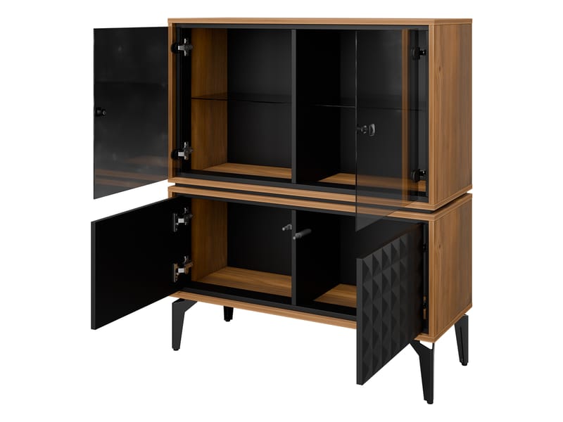 Lorvenn Møbelsett for stue - Brun/Svart - Møbler - Møbelsett - Møbelsett til stue