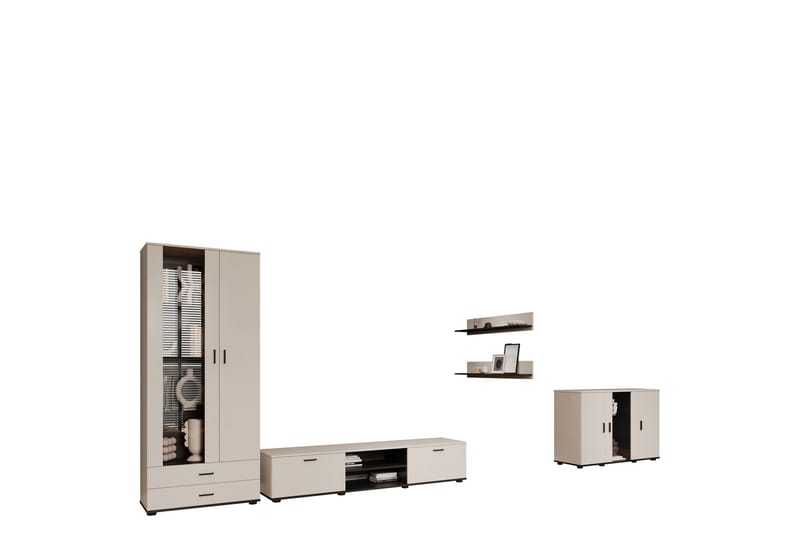 Lyrosen Møbelsett for Stue, Beige