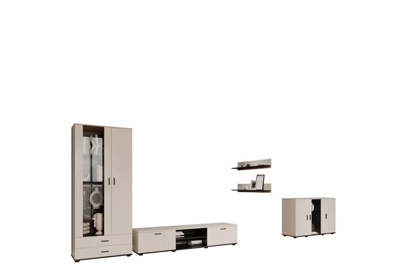 Lyrosen Møbelsett for Stue, Beige