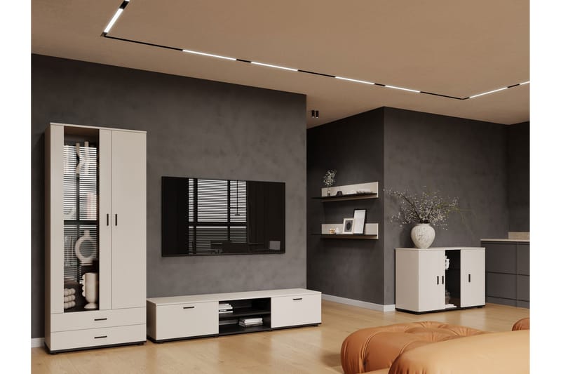 Lyrosen Møbelsett for Stue - Beige - Møbler - Møbelsett - Møbelsett til stue