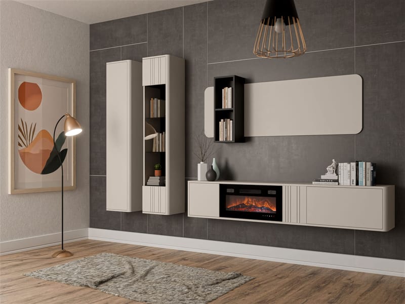 møbelsett Møbelsett PHILIPPE VIII beige - Møbler - Møbelsett - Møbelsett til stue