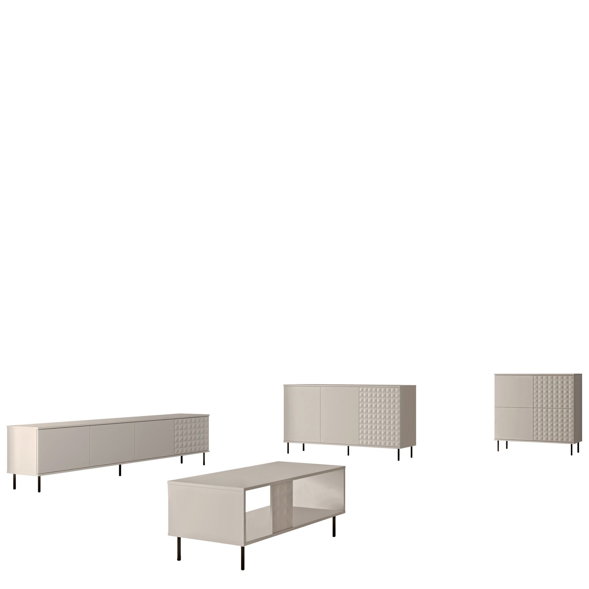 møbelsett Møbler LEO I beige -