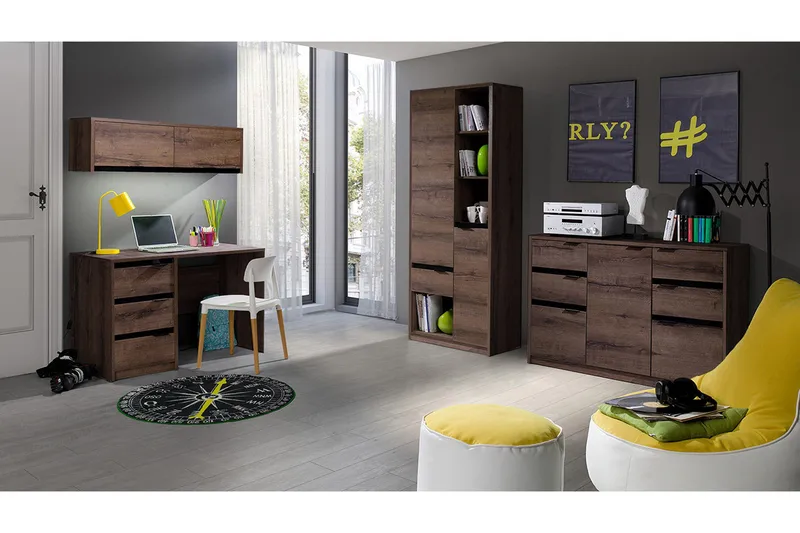 Denver Møbelsett Barn, Hvit