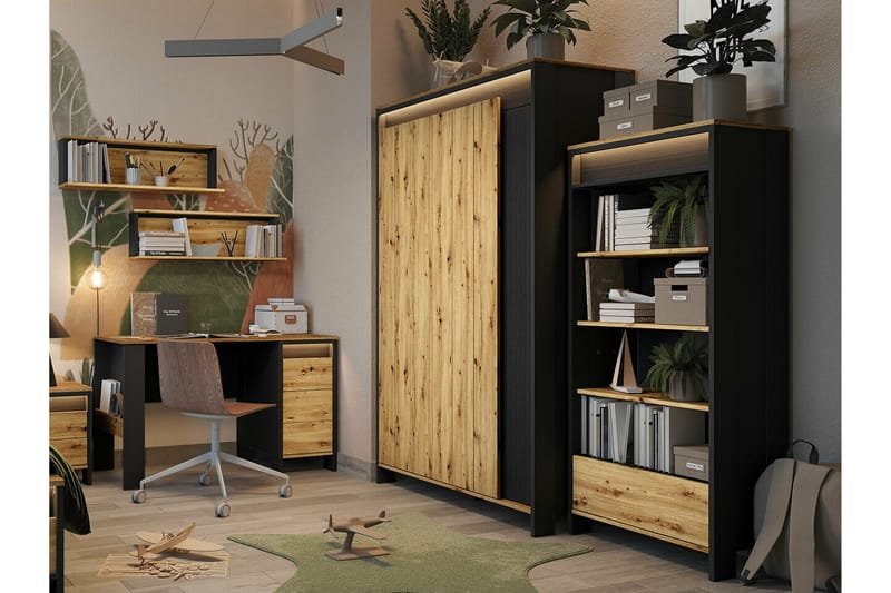 Rathmore Møbelsett For Soverommet - Svart - Møbler - Møbelsett - Møbelsett til soverom