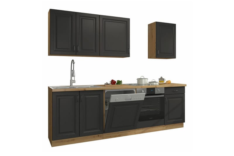 Templemore Möbelset För Kök & Matplats Black/White, undefined