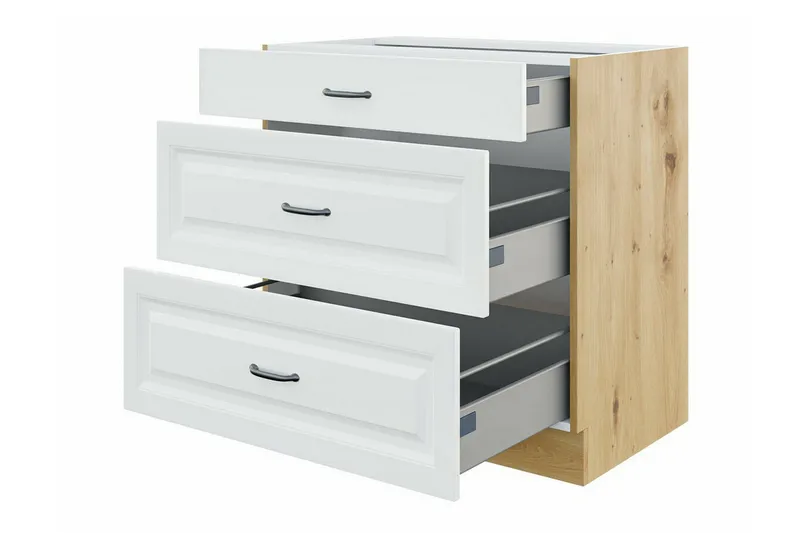 Templemore Möbelset För Kök & Matplats Black/Wood - Møbler - Møbelsett - Møbelsett til kjøkken & spiseplass