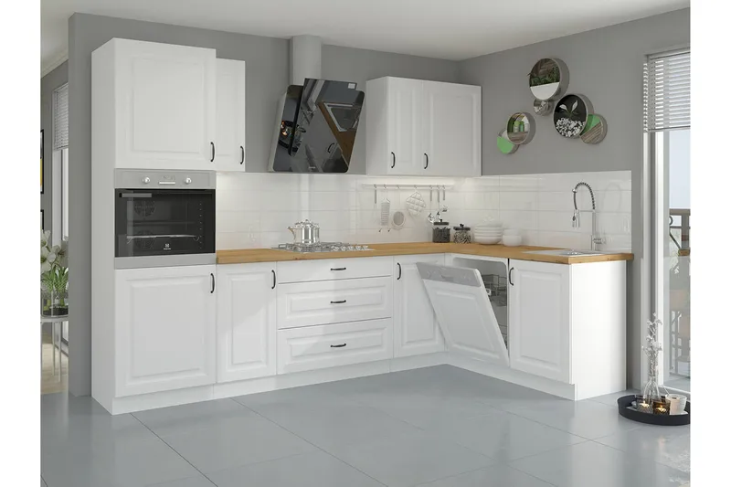 Templemore Möbelset För Kök & Matplats White - Møbler - Møbelsett - Møbelsett til kjøkken & spiseplass