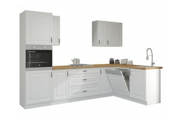 Templemore Möbelset För Kök & Matplats White/Wood - Møbler - Møbelsett - Møbelsett til kjøkken & spiseplass