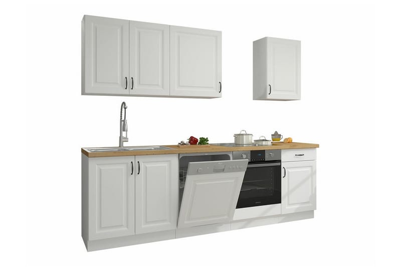 Templemore Möbelset För Kök & Matplats White/Wood, undefined