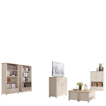 møbelsett Story Beige, eik - Beige, eik - Møbler - Møbelsett - Møbelsett til stue