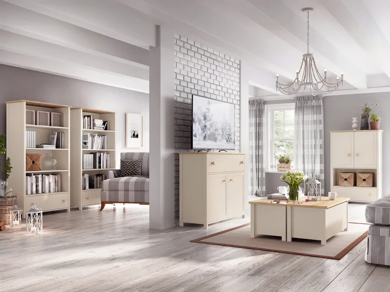 møbelsett Story Beige, eik - Beige, eik - Møbler - Møbelsett - Møbelsett til stue