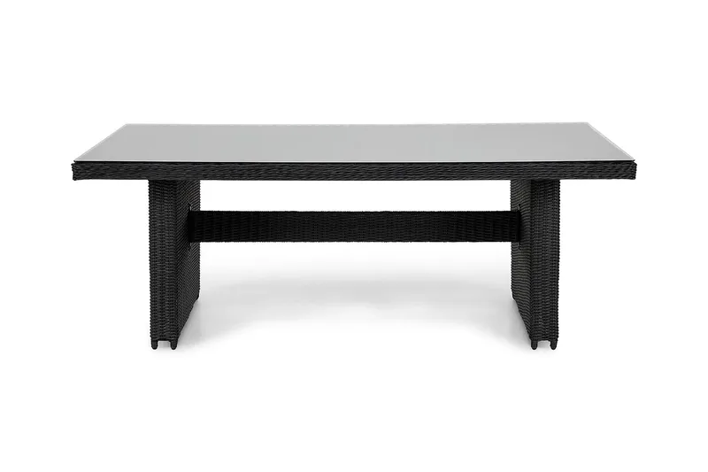 Marcus Spisebord 200x100 cm - Svart - Hagemøbler - Hagebord - Spisebord ute