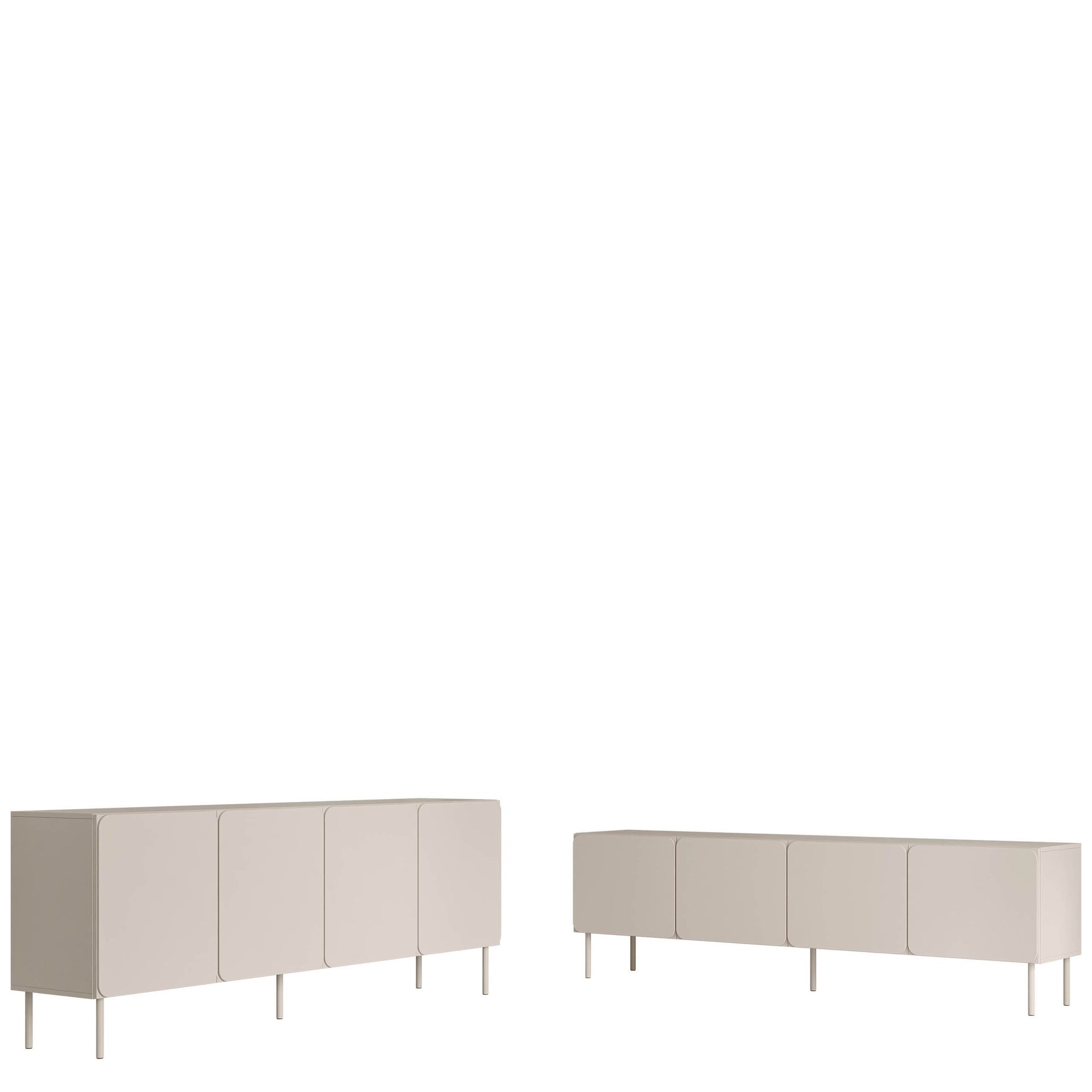 Marros Møbelsett Skjenk 200 cm - Beige