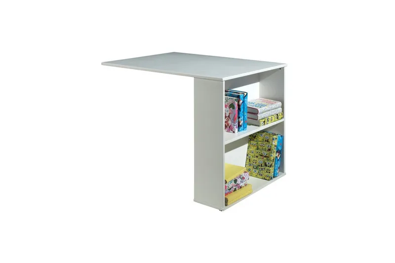 Middelseng med skrivebord, skap med 4 dører, hylle og skap med 2 dører Pino - Møbler - Møbelsett - Møbelsett til soverom