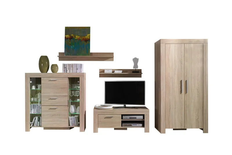 Aberfelt Møbelsett For Stue, Brun