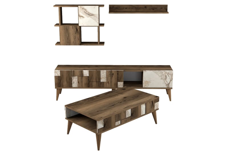 Alsacia Stuemøbelsett 180 cm - Møbler - Møbelsett - Møbelsett til stue