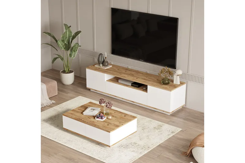 Anari Møbelsett til stuen, Hvit