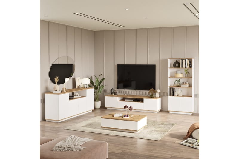 Anari Møbelsett til stuen, Hvit