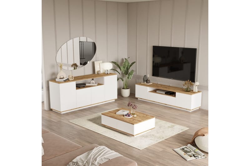 Anari Møbelsett til stuen, Hvit