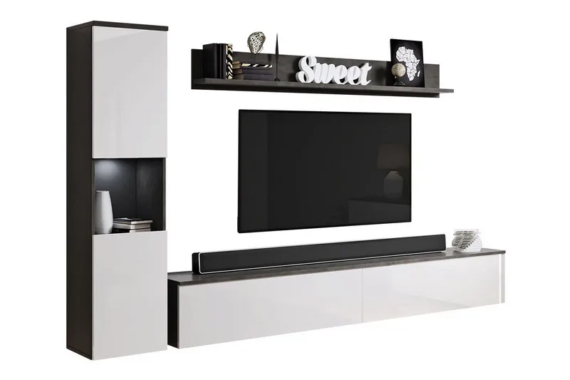 Galbally Møbelsett For Stue, Hvid